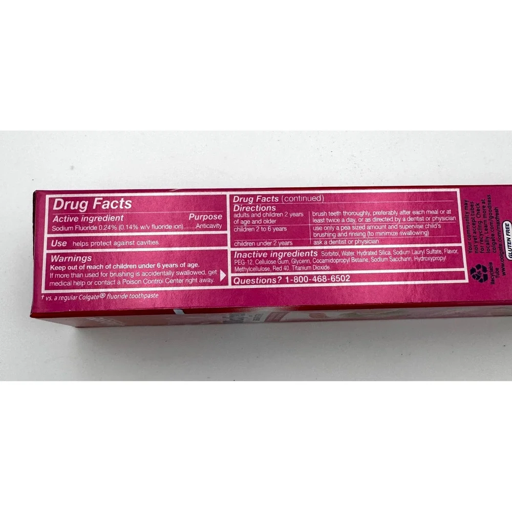 Colgate Max Fresh Fruity Toothpaste 2-Pack Bundle Watermelon + Citrus Fresh